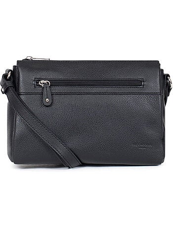 Sac porté travers cuir confort hexagona