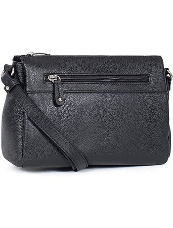 Sac porté travers cuir confort hexagona