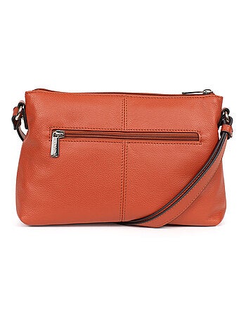 Sac porté travers cuir confort hexagona