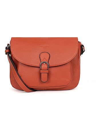 Sac porté travers cuir confort hexagona