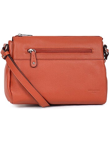Sac porté travers cuir confort hexagona