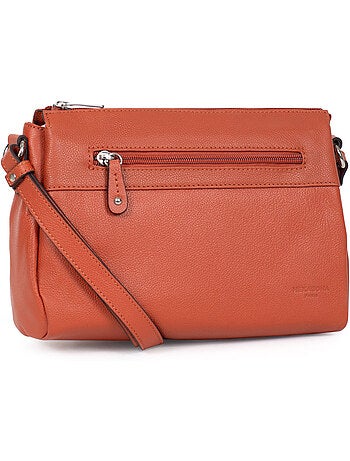 Sac porté travers cuir confort hexagona