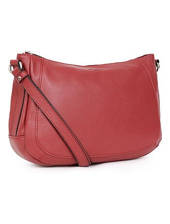 Sac porté travers cuir confort hexagona