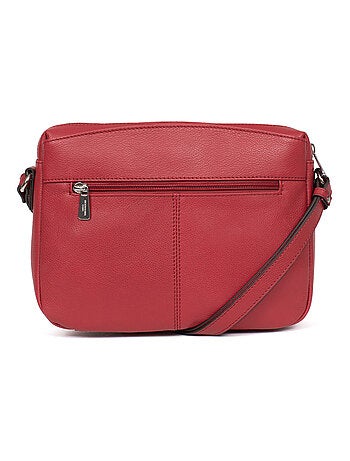 Sac porté travers cuir confort hexagona