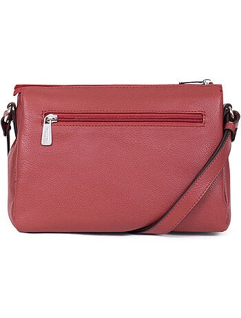 Sac porté travers cuir confort hexagona