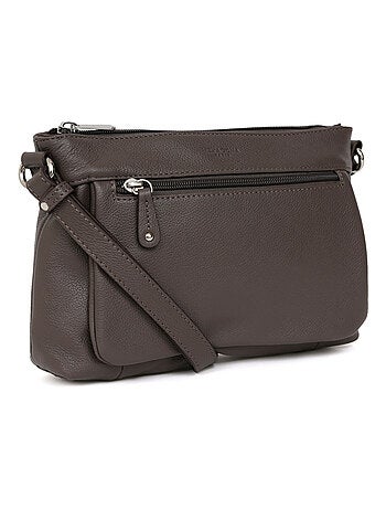 Sac porté travers cuir confort hexagona