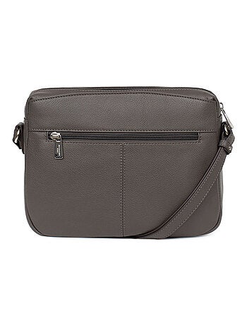 Sac porté travers cuir confort hexagona