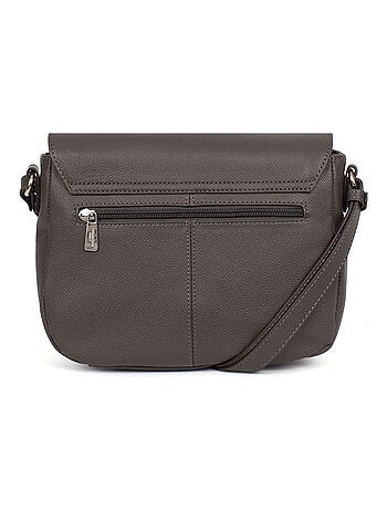 Sac porté travers cuir confort hexagona