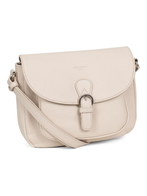 Sac porté travers  Cuir CONFORT - Kiabi