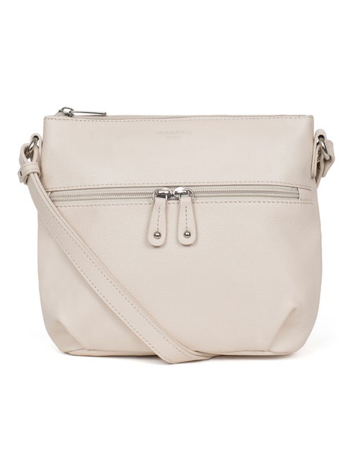 Sac porté travers  Cuir CONFORT - Kiabi