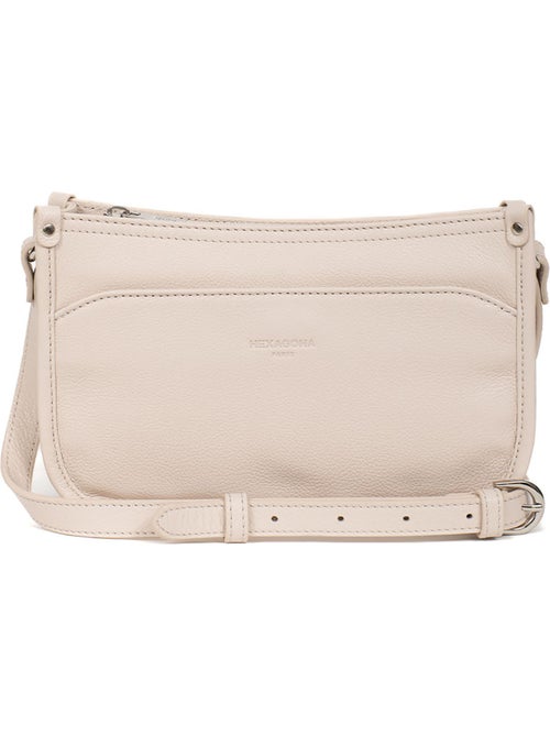 Sac porté travers  Cuir CONFORT - Kiabi