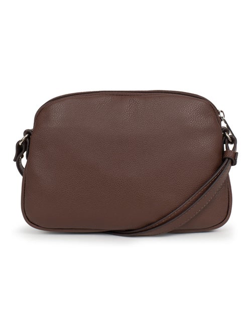 Sac porté travers  Cuir CONFORT - Kiabi