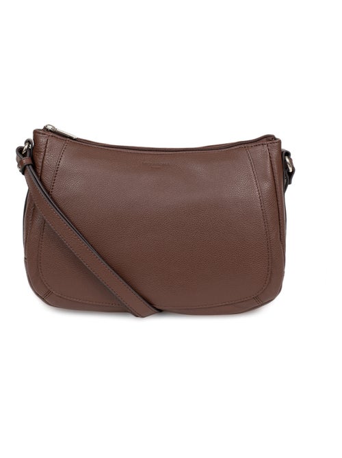 Sac porté travers  Cuir CONFORT - Kiabi