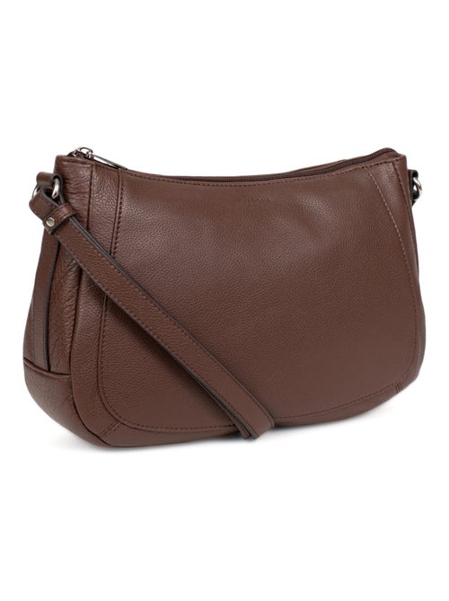 Sac porté travers  Cuir CONFORT - Kiabi