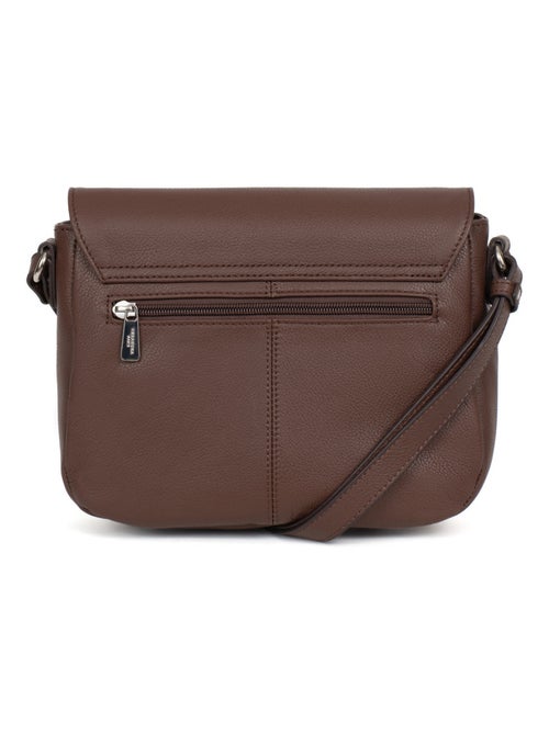 Sac porté travers  Cuir CONFORT - Kiabi