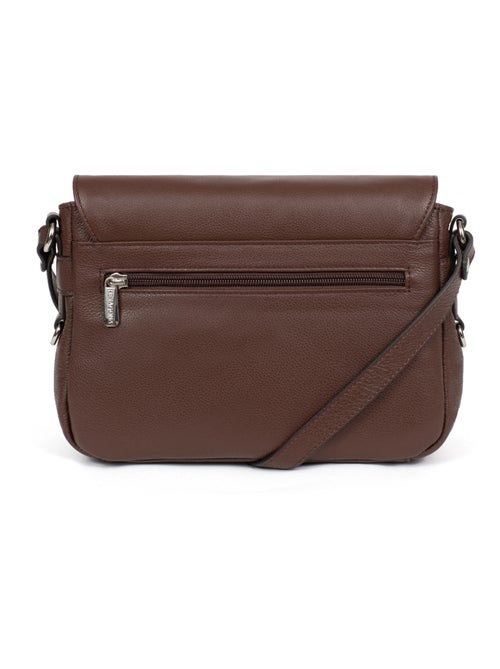 Sac porté travers  Cuir CONFORT - Kiabi