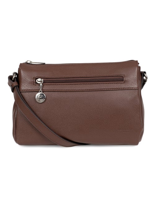 Sac porté travers  Cuir CONFORT - Kiabi
