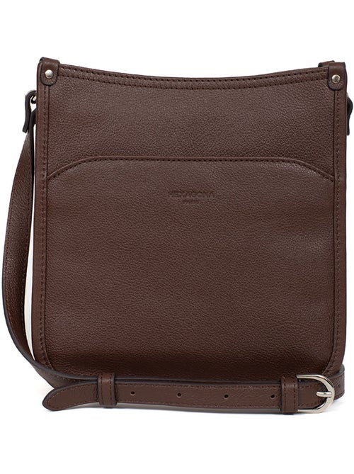Sac porté travers  Cuir CONFORT - Kiabi