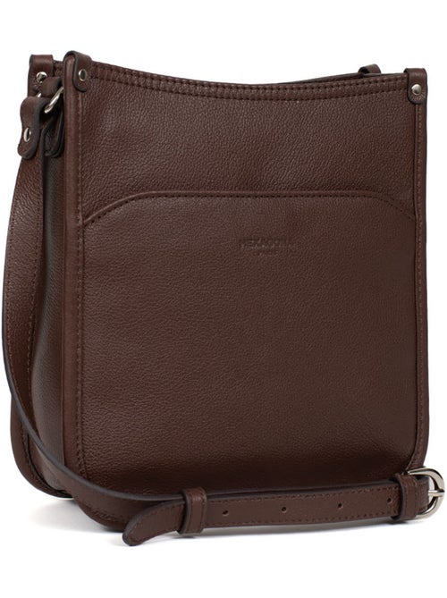 Sac porté travers  Cuir CONFORT - Kiabi
