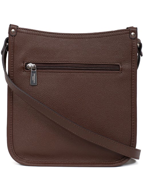 Sac porté travers  Cuir CONFORT - Kiabi