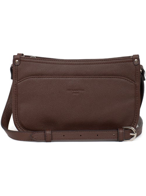 Sac porté travers  Cuir CONFORT - Kiabi
