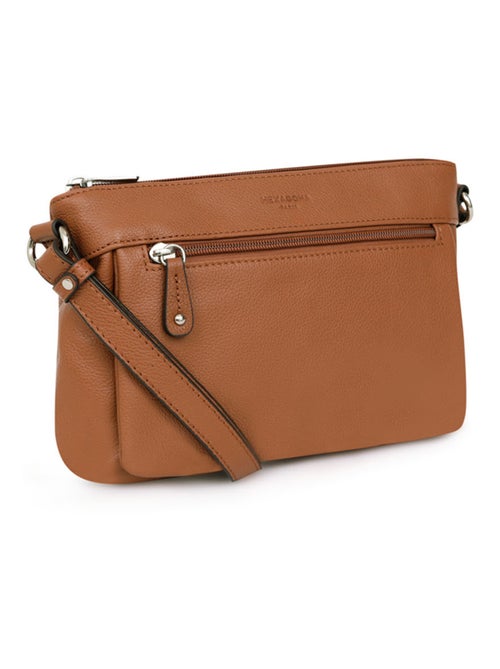Sac porté travers  Cuir CONFORT - Kiabi