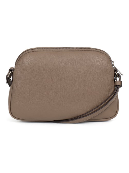 Sac porté travers  Cuir CONFORT - Kiabi