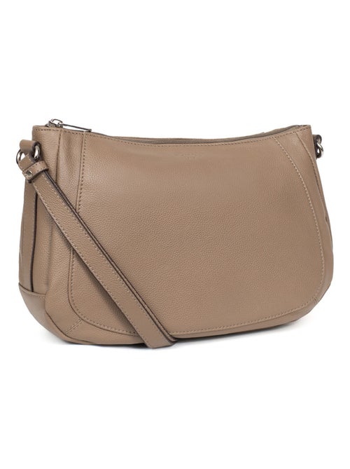 Sac porté travers  Cuir CONFORT - Kiabi