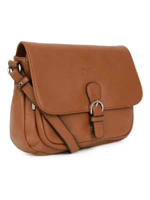 Sac porté travers  Cuir CONFORT - Kiabi