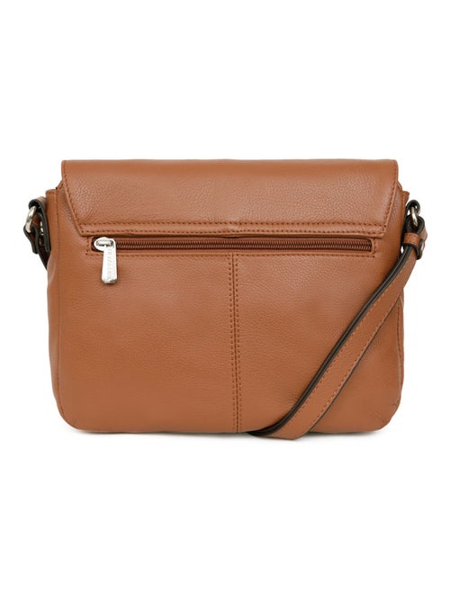 Sac porté travers  Cuir CONFORT - Kiabi