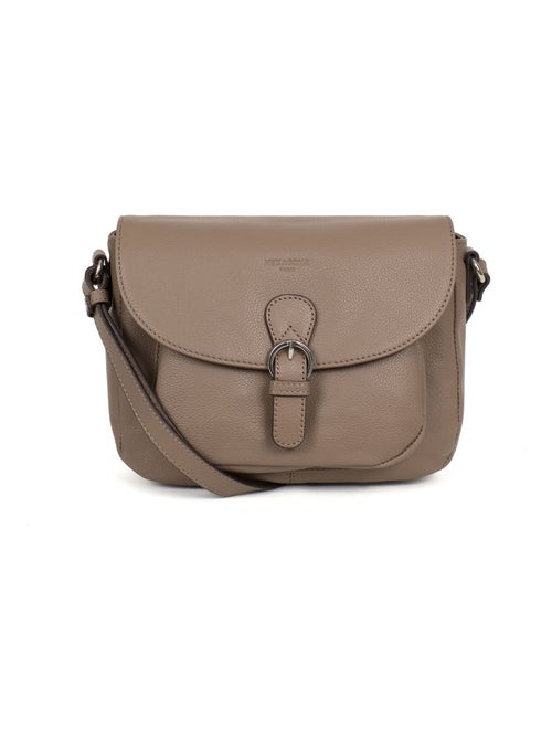 Sac porté travers  Cuir CONFORT - Kiabi