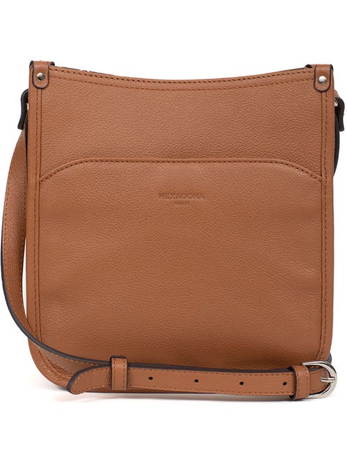Sac porté travers  Cuir CONFORT - Kiabi