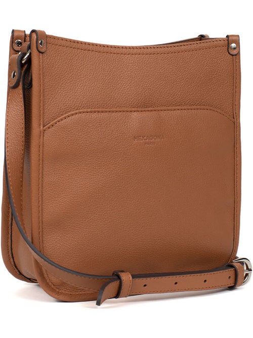 Sac porté travers  Cuir CONFORT - Kiabi
