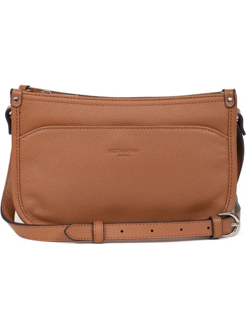 Sac porté travers  Cuir CONFORT - Kiabi