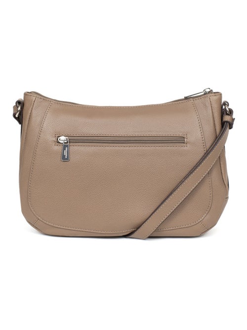 Sac porté travers  Cuir CONFORT - Kiabi