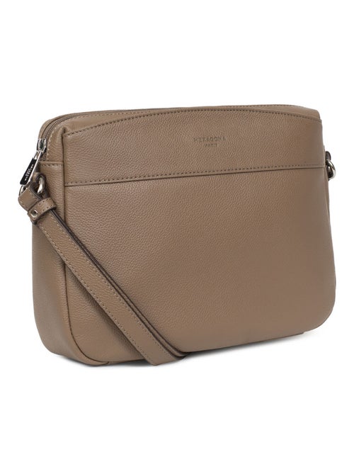 Sac porté travers  Cuir CONFORT - Kiabi