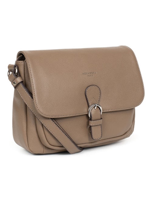 Sac porté travers  Cuir CONFORT - Kiabi