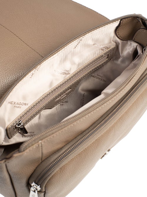 Sac porté travers  Cuir CONFORT - Kiabi