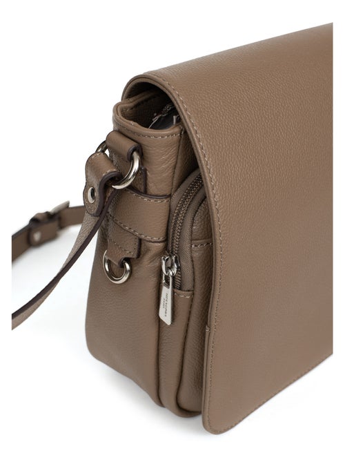 Sac porté travers  Cuir CONFORT - Kiabi