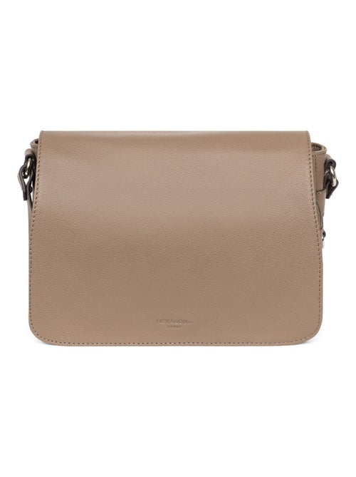 Sac porté travers  Cuir CONFORT - Kiabi