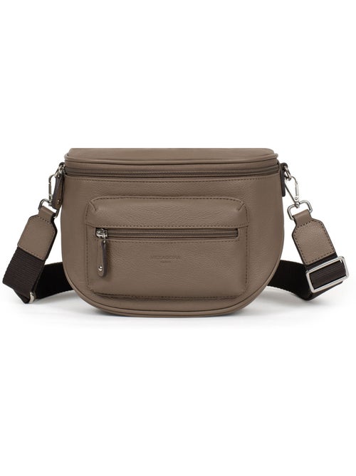 Sac porté travers  Cuir CONFORT - Kiabi