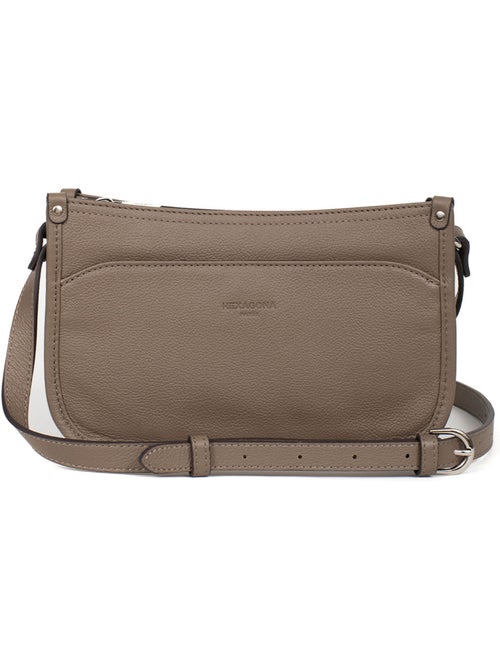 Sac porté travers  Cuir CONFORT - Kiabi