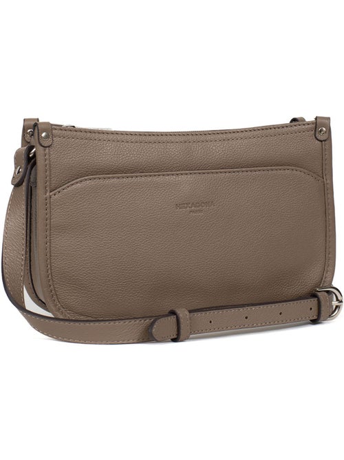 Sac porté travers  Cuir CONFORT - Kiabi