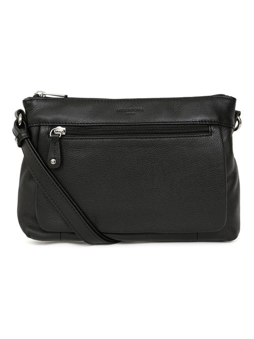 Sac porté travers  Cuir CONFORT - Kiabi