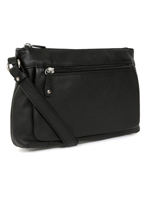Sac porté travers  Cuir CONFORT - Kiabi