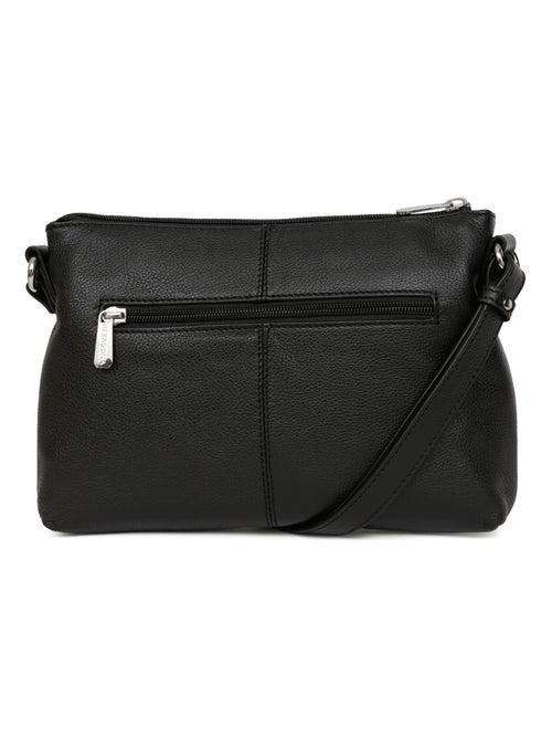 Sac porté travers  Cuir CONFORT - Kiabi