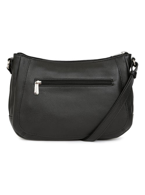 Sac porté travers  Cuir CONFORT - Kiabi