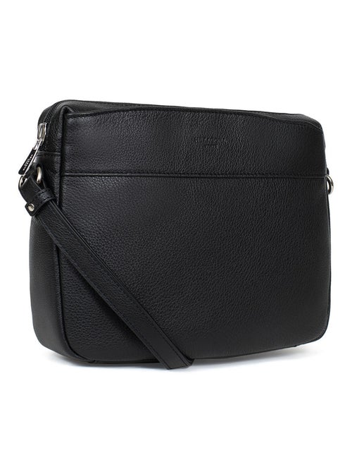 Sac porté travers  Cuir CONFORT - Kiabi