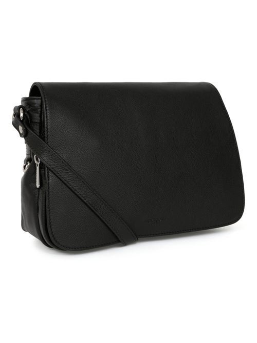 Sac porté travers  Cuir CONFORT - Kiabi