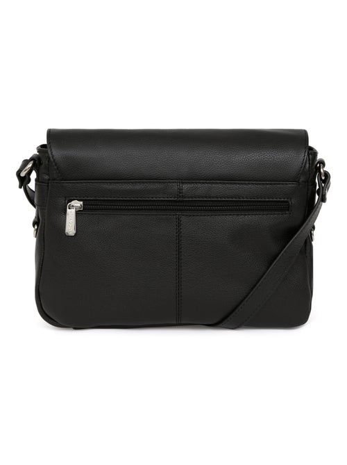 Sac porté travers  Cuir CONFORT - Kiabi